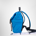 Diesel Preowned Luxury Blue Nylon Backpack Bag - Antonio & Co. Side View