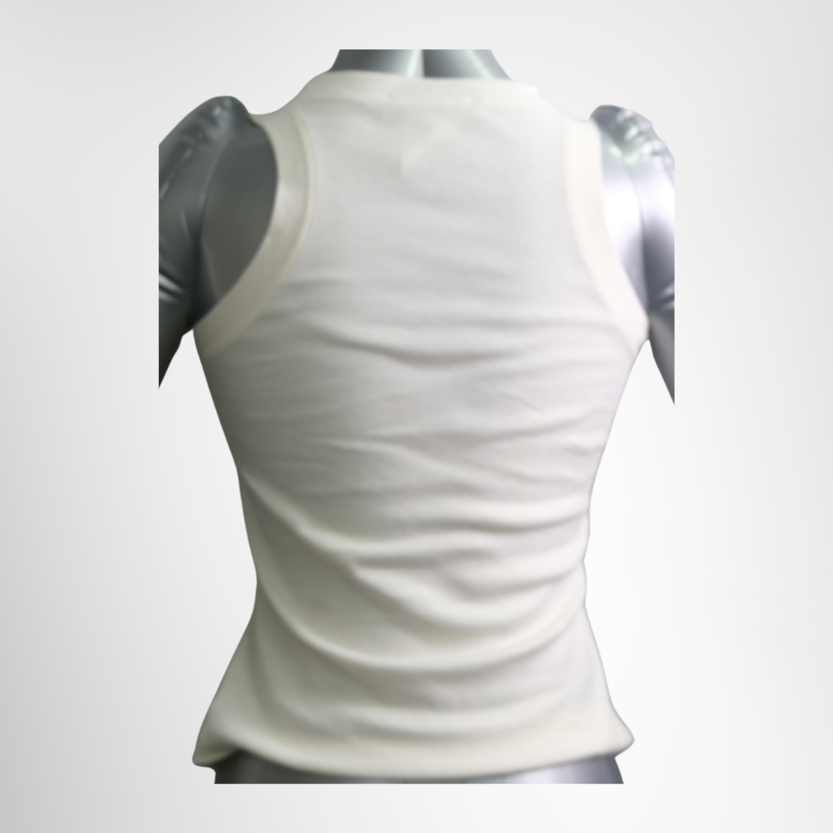 Dior White Tank Top – Pre-Owned Luxury Apparel – Antonio & Co –Back View
