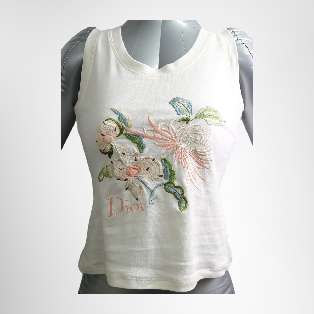 Dior White Tank Top – Pre-Owned Luxury Apparel – Antonio & Co – Front Page