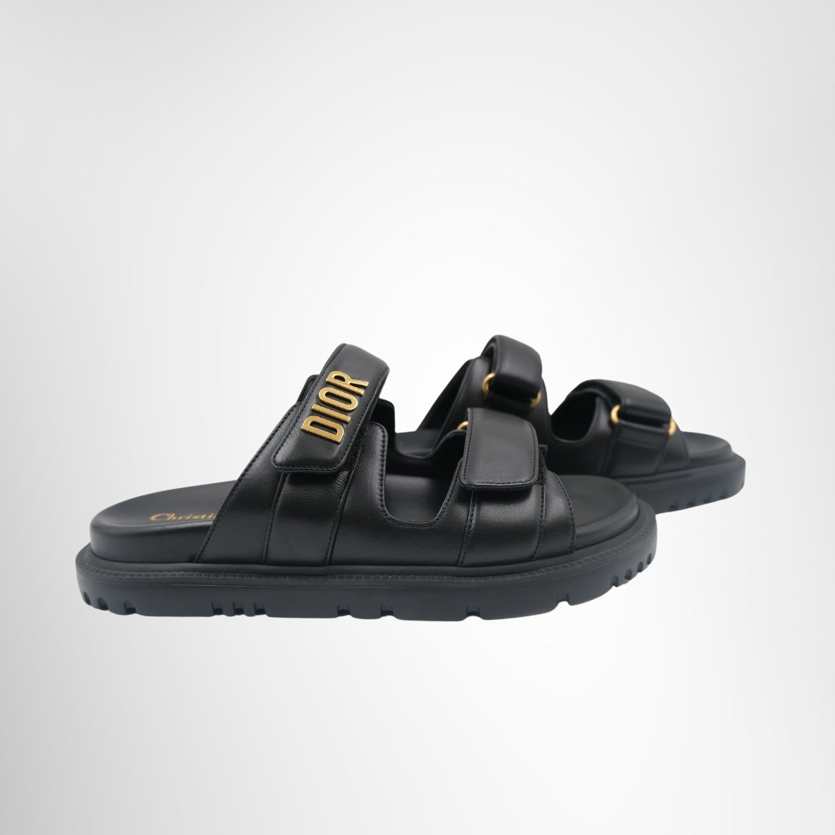 Dior Dioract Sandal – Pre-Owned Luxury Brand Shoes – Antonio & Co Side View 