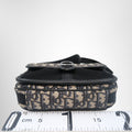 Dior Jacquard 8 Canvas Shoulder Bag – Pre-Owned Luxury Brand Bags – Antonio & Co Bottom VIew 