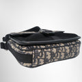 Dior Jacquard 8 Canvas Shoulder Bag – Pre-Owned Luxury Brand Bags – Antonio & Co Left Corner 