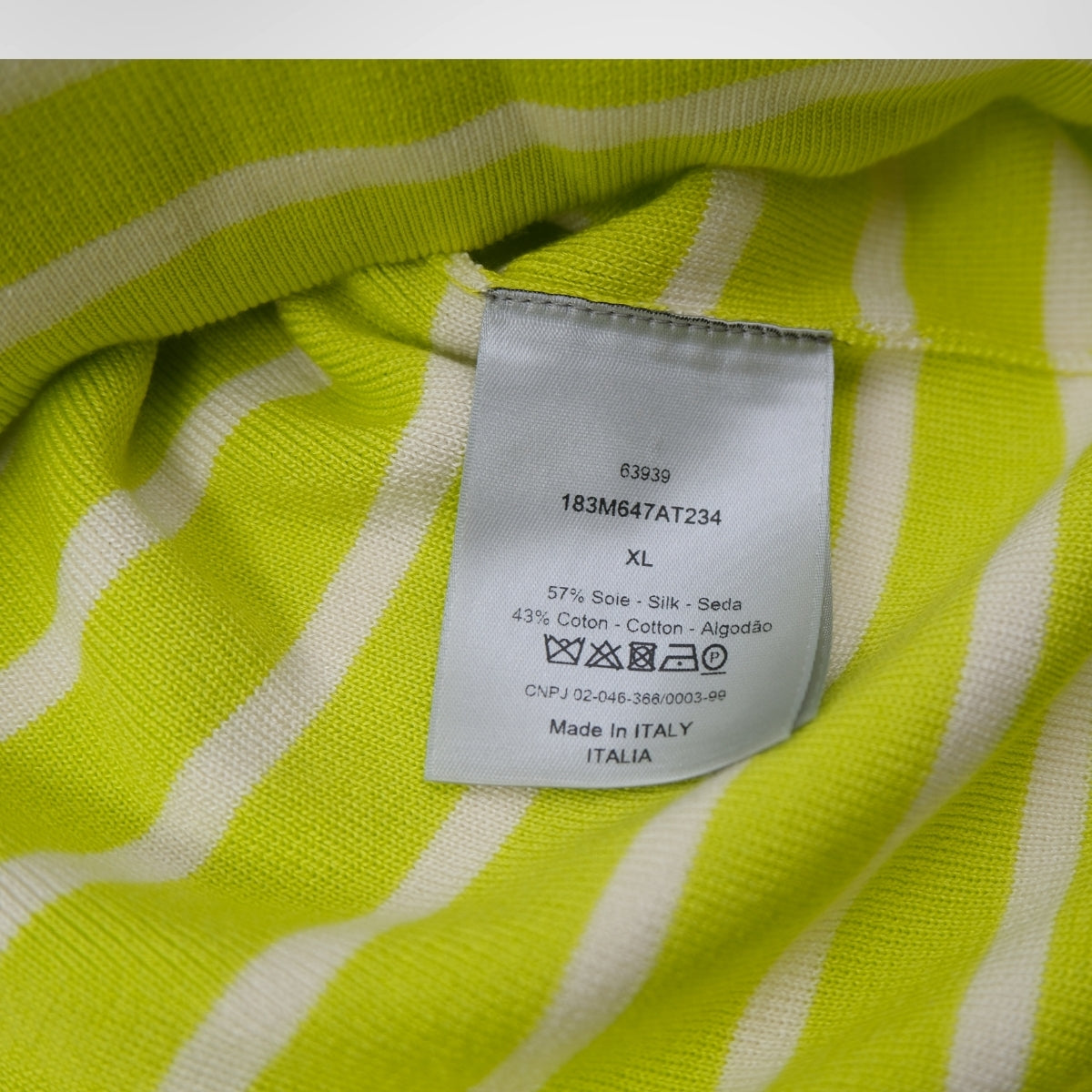 Dior Knit Logo T-Shirt – Pre-Owned Luxury Brand Apparel – Antonio & Co Tag 2