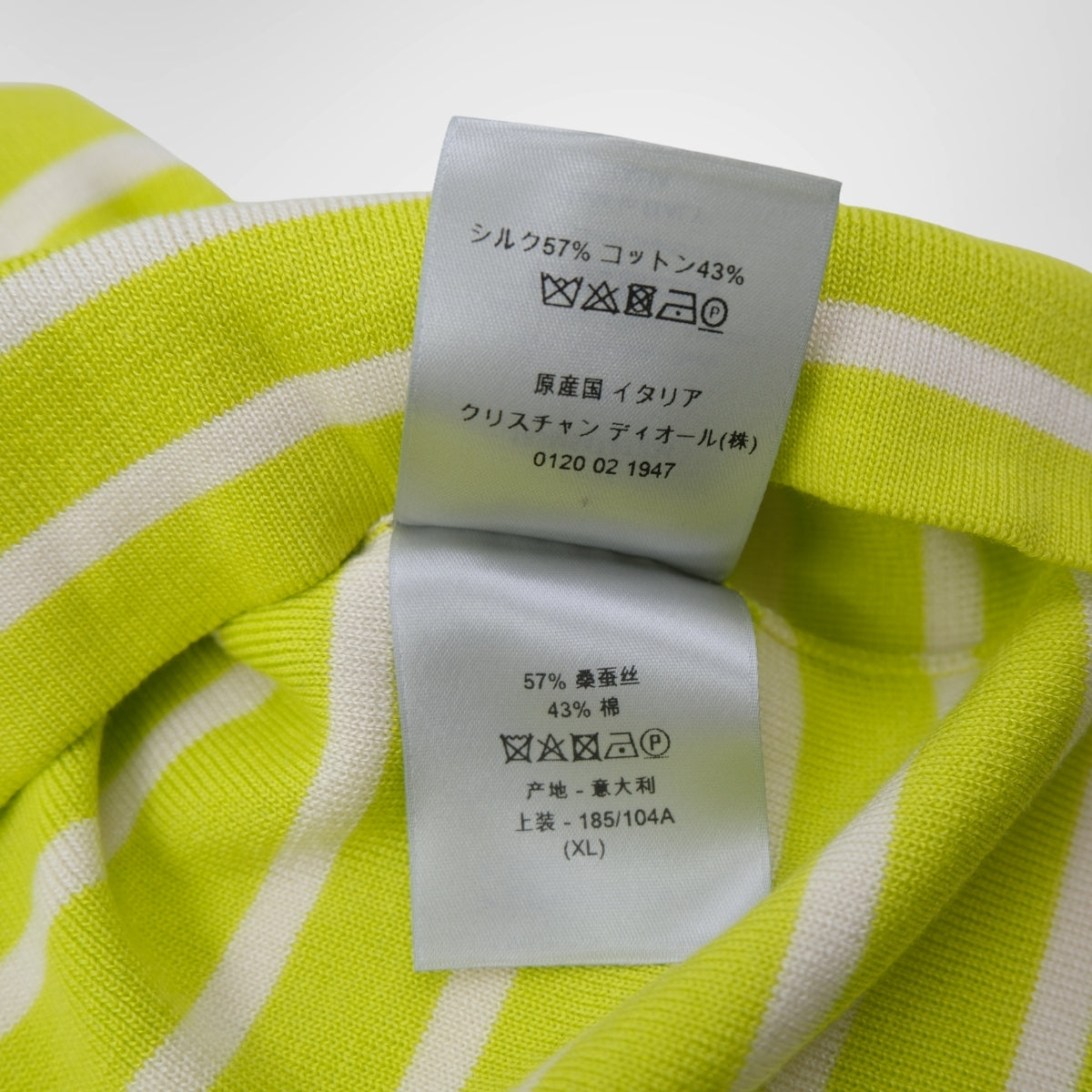 Dior Knit Logo T-Shirt – Pre-Owned Luxury Brand Apparel – Antonio & Co Tag 3