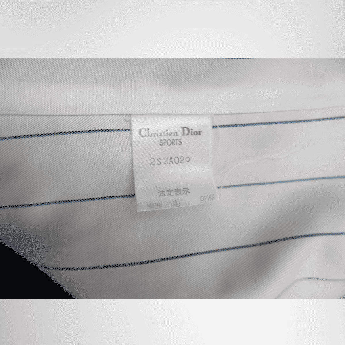 Dior Navy Blazer – Pre-Owned Luxury Apparel – Antonio & Co Tag 2