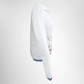 Dior Resort 2004 Floral Logo Golf Long Sleeve Polo Shirt – Pre-Owned Luxury Brand Apparel – Antonio & Co Side View 2