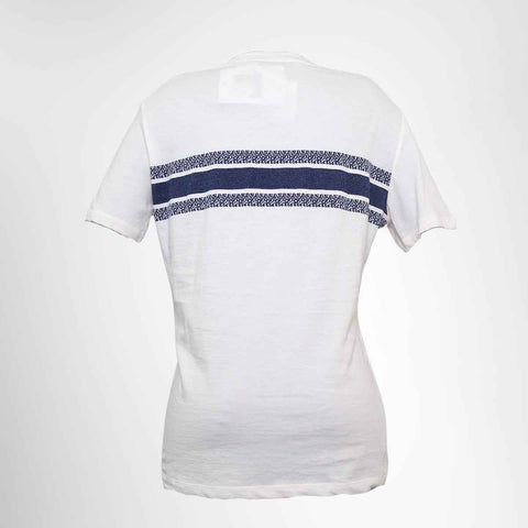 Dior Logo Stripe T-Shirt – White, Size L