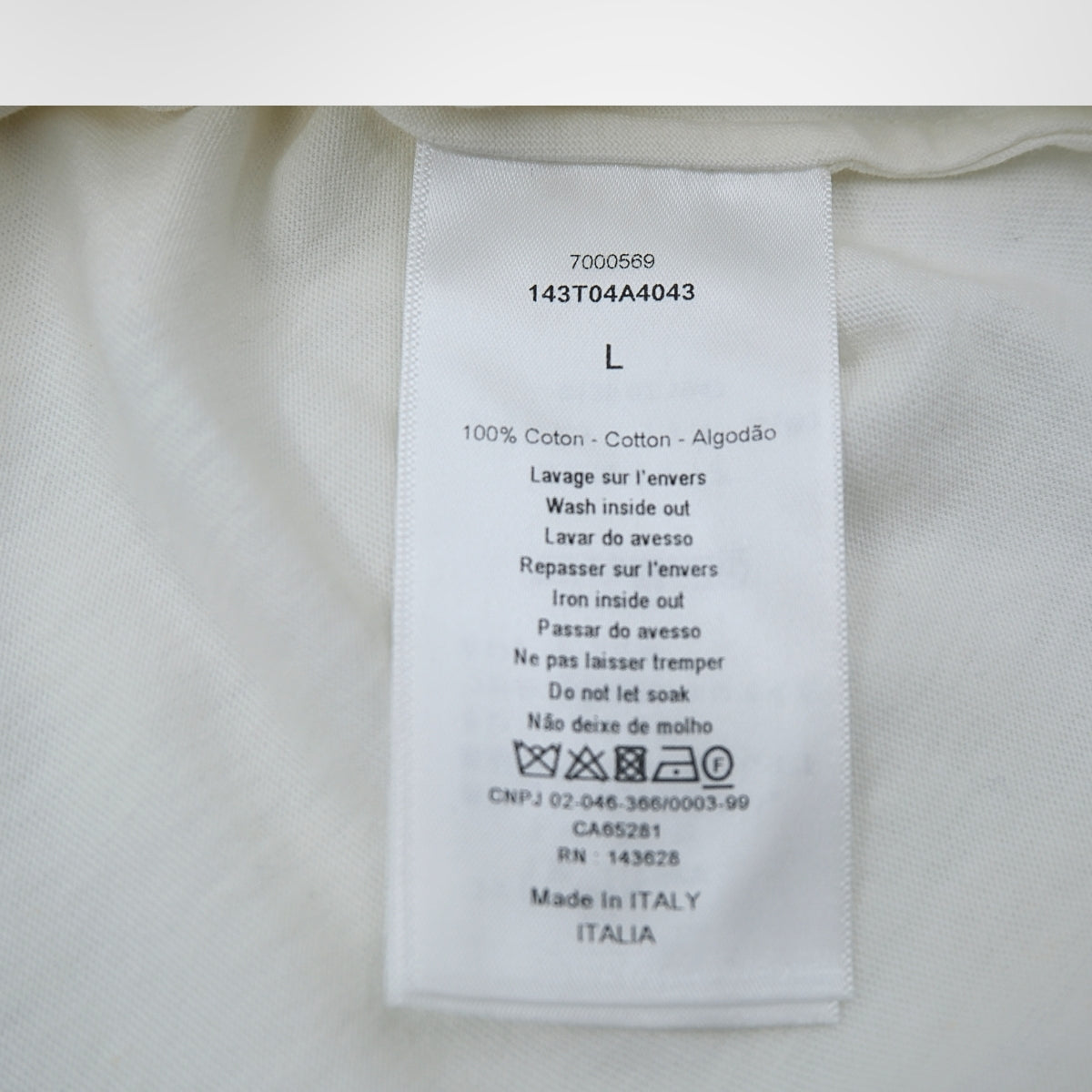 Dior T-Shirt – Pre-Owned Luxury Brand Apparel – Antonio & Co Tag 2