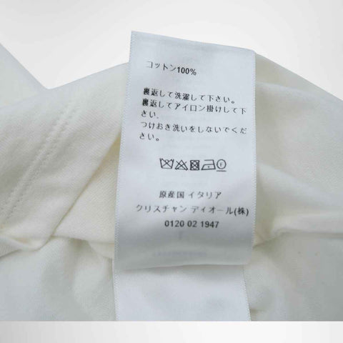Dior Logo Stripe T-Shirt – White, Size L