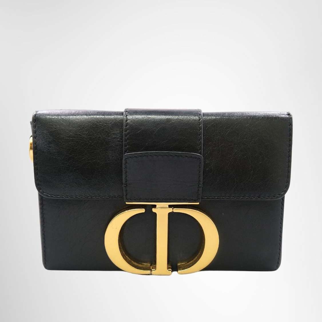 Dior 30 Montaigne Box Bag – Black Leather