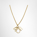 Dior 2000s Logo Letters Polished Necklace – Pre-Owned Luxury Accessory – Antonio & Co –Front Page