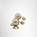 Dior Preowned Luxury Accessories Pearl Crystal Tribal Logo Charms Side View
