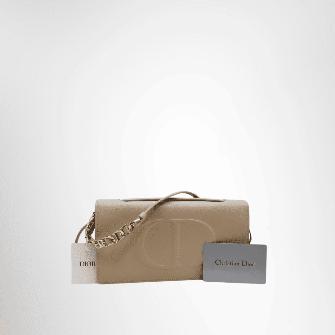 Dior Preowned Luxury Bag CD Signature Mini Bag Front View