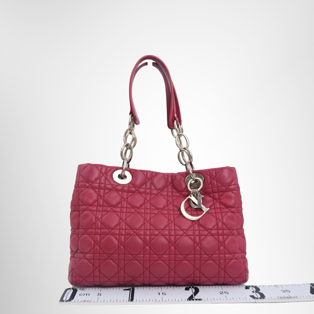 Dior Preowned Luxury Bag Lady Dior Front View 2