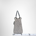 Dior Preowned Luxury Bag Lady Dior Medium Python Bag Side View