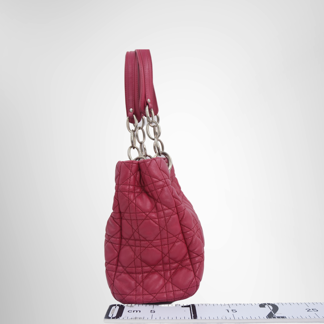 Dior Preowned Luxury Bag Lady Dior Side View
