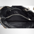Dior Preowned Luxury Bag Lambskin Cannage Large Shopping Tote Interior View