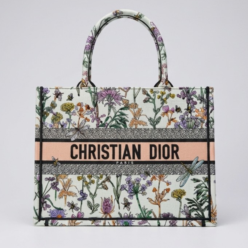 Dior Preowned Luxury Book Tote Medium Front View