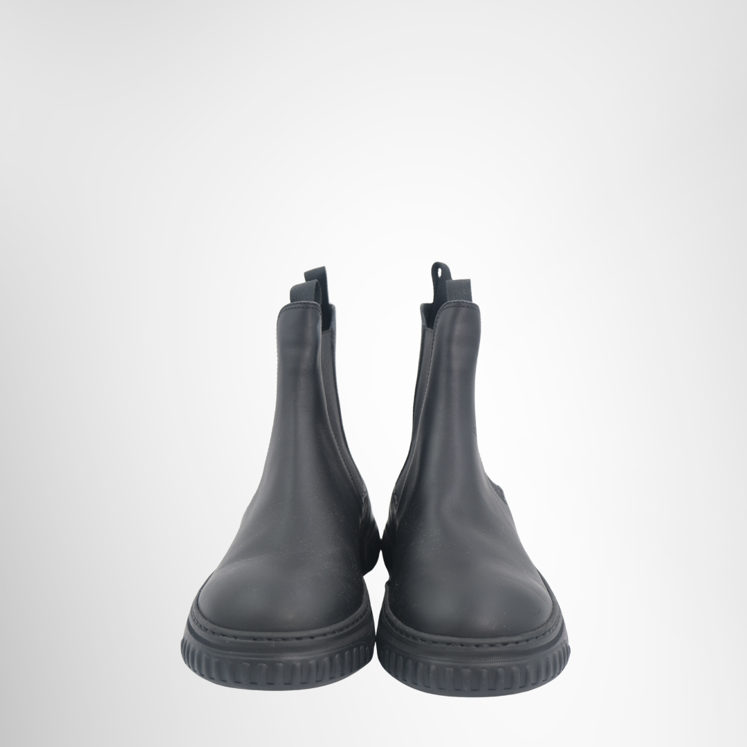 Dior Preowned Luxury Boots D-Racer Ankle Boot Front View