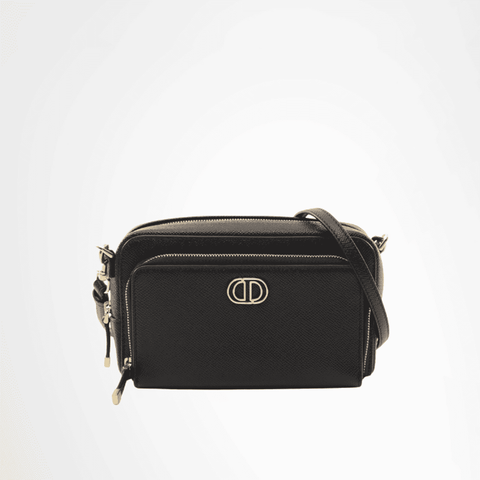 Dior Caro Double Pouch Camera Bag – Black Leather