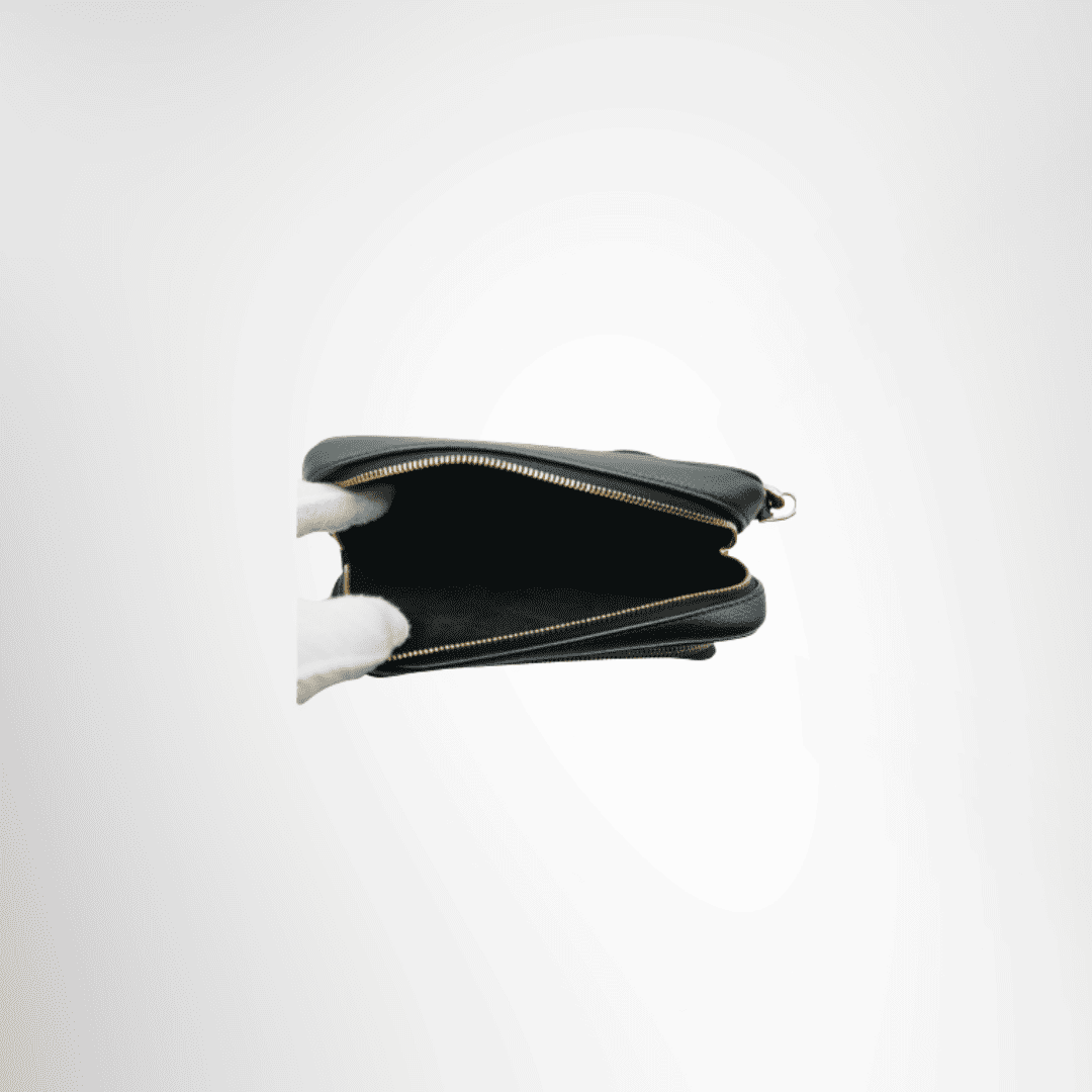 Dior Preowned Luxury Camera Bag Inside View - Antonio & Co.
