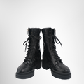Dior Preowned Luxury D-Leader Ankle Boot Front And Side View