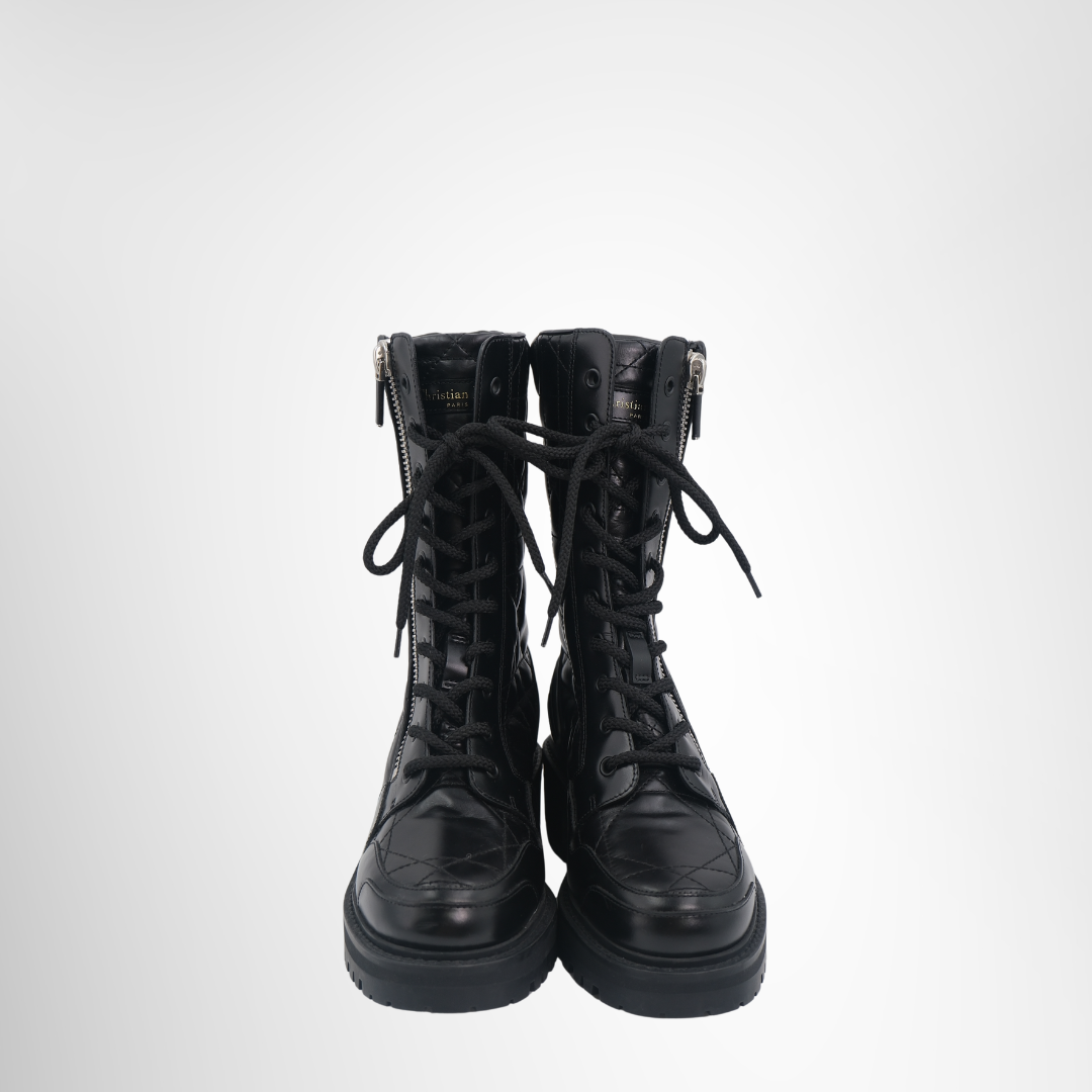 Dior Preowned Luxury D-Leader Ankle Boot Front Page