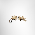 Dior Preowned Luxury Earrings Vintage Star Earrings Back View