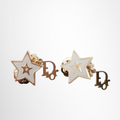 Dior Preowned Luxury Earrings Vintage Star Earrings Front View 