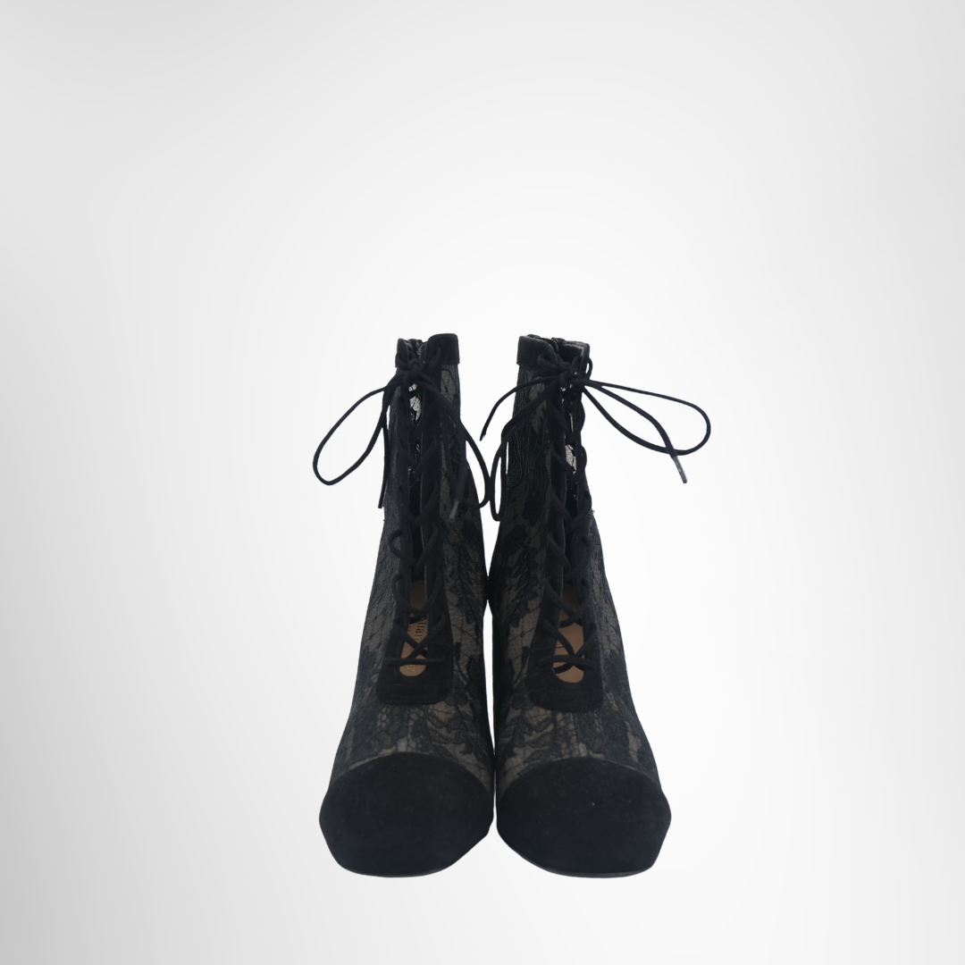 Dior Preowned Luxury Naughtily-D Heeled Ankle Boot Front Page