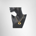 Dior Preowned Luxury Necklace Vintage Logo Necklace Front View 3