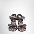 Dior Preowned Luxury Sandals Leopard Sandals Front View