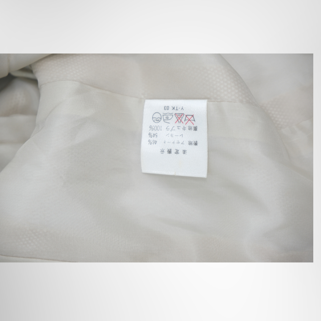 Dior Preowned Luxury Set Up Skirt in Beige Apparel Inside View Tag2 - Antonio & Co.