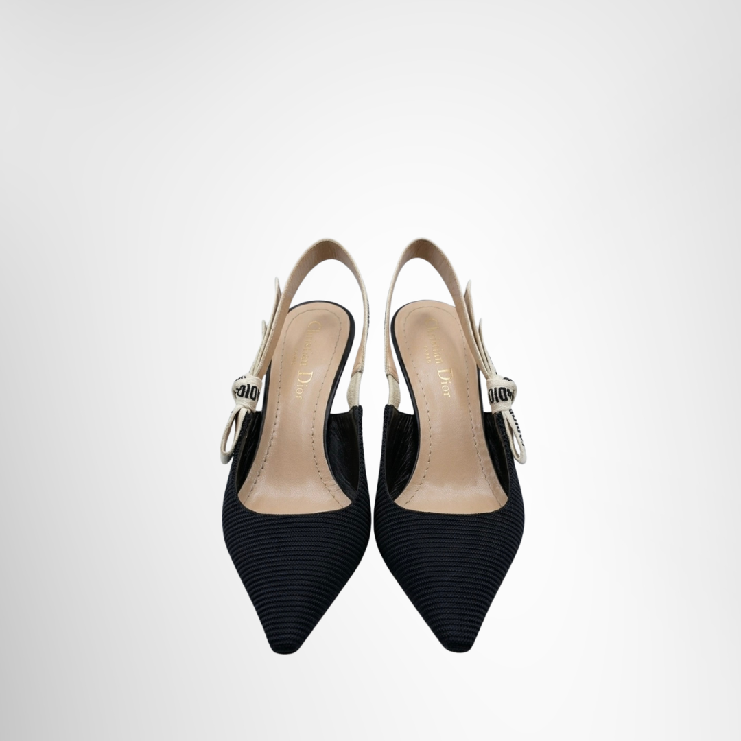 Dior Preowned Luxury Shoes J'Adior Slingback Pump Front View