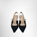 Dior Preowned Luxury Shoes J'Adior Slingback Pump Front View