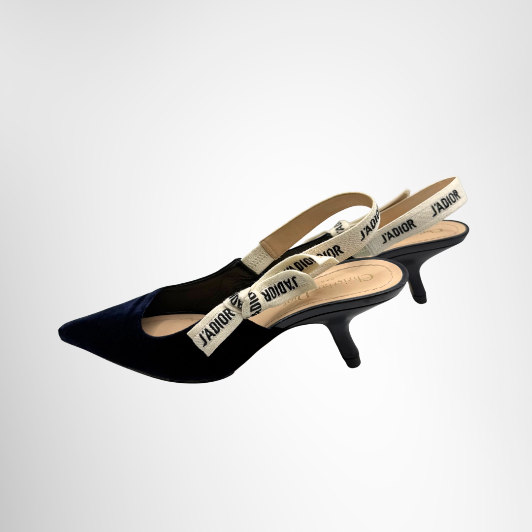 Dior Preowned Luxury Shoes J'Adior Slingback Pump Side View