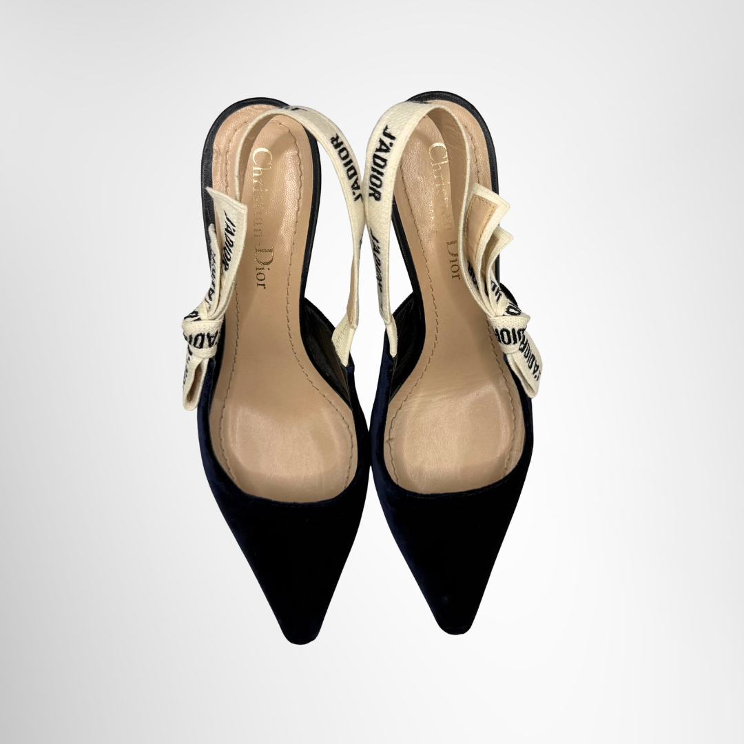 Dior Preowned Luxury Shoes J'Adior Slingback Pump Top View