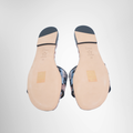 Dior Preowned Luxury Slide Dway Slide Embroidered Cotton 
Bottom View