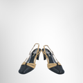 Dior Preowned Luxury Slingback Pumps Front And Side View