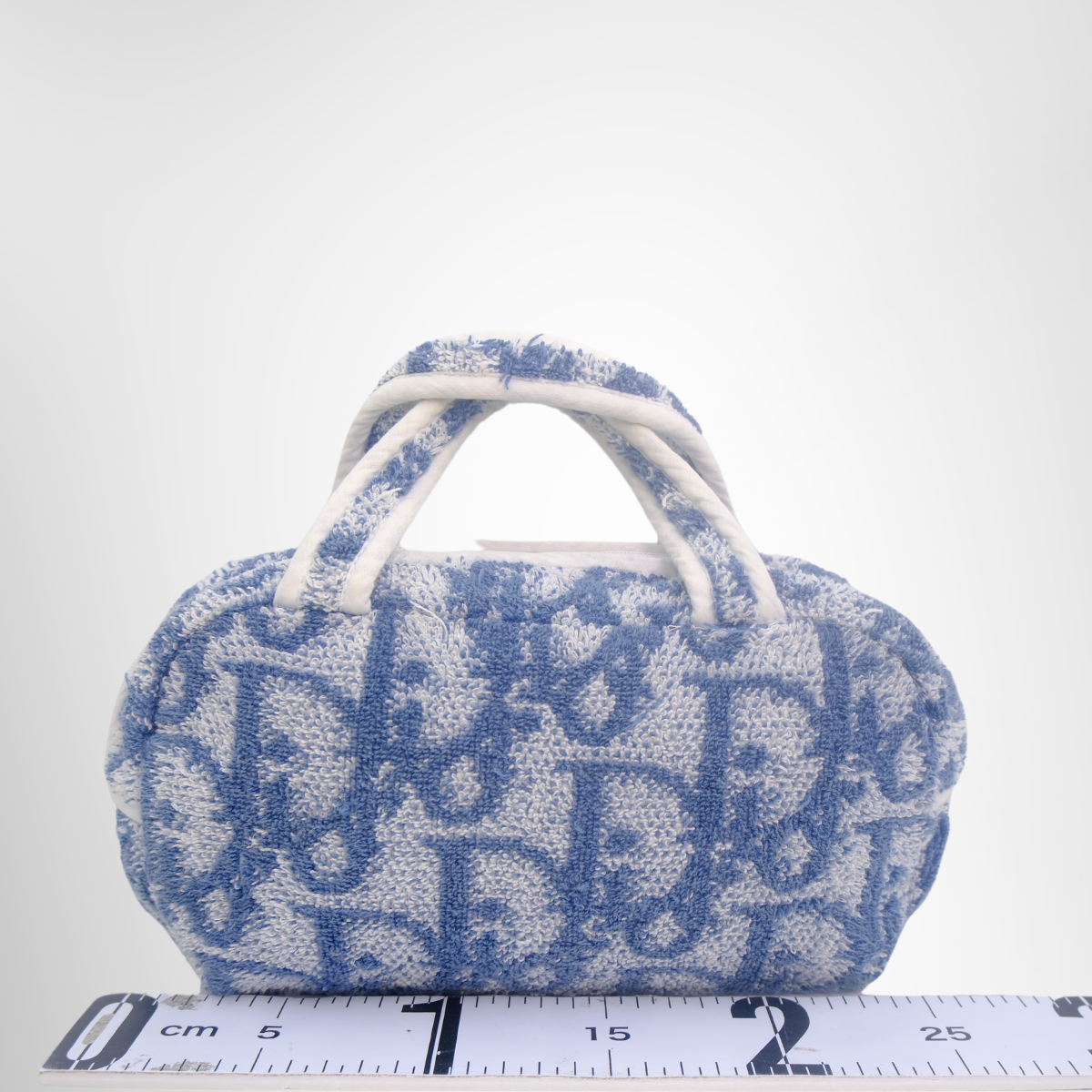 Dior Preowned Luxury Trotter Pine Mini Bag Back View - Antonio & Co.
