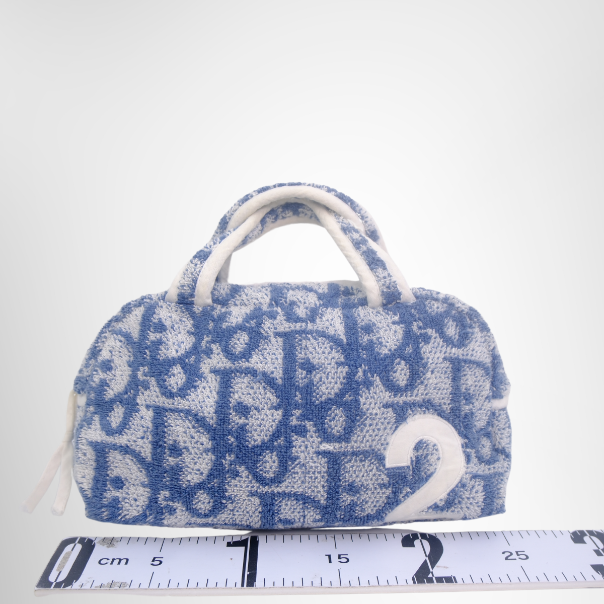 Dior Preowned Luxury Trotter Pine Mini Bag Front View - Antonio & Co.