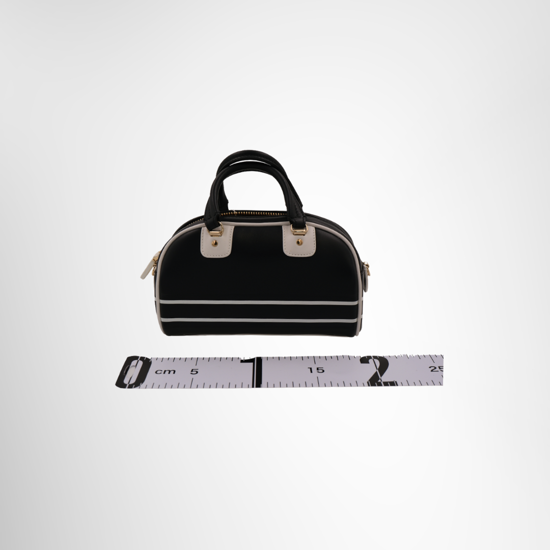 Dior Preowned Luxury Vibe Mini Bowling Bag Back View