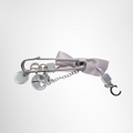 Dior Silver Tone Safety Pin Brooch – Pre-Owned Luxury Accessory – Antonio & Co – Back View