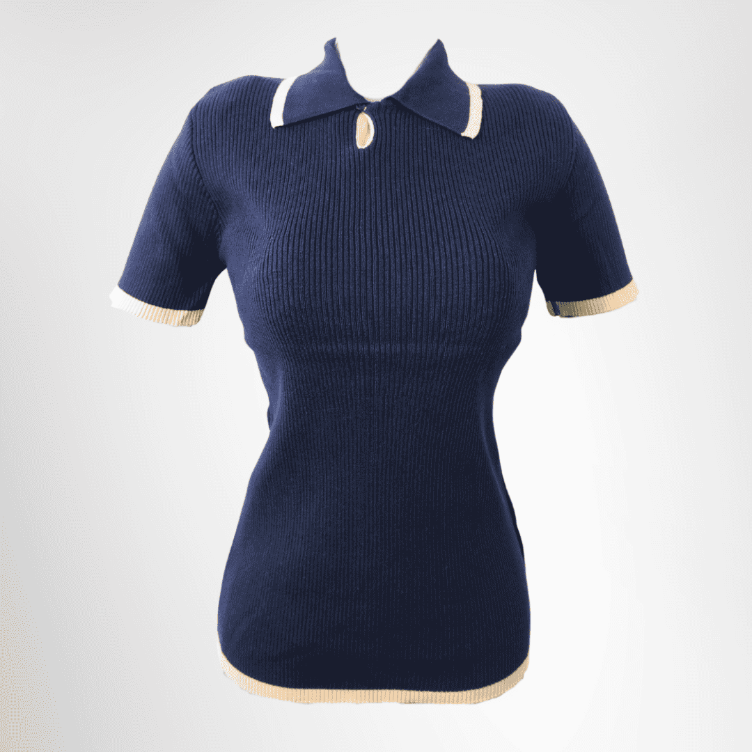 Dolce & Gabbana Short Sleeve Ribbelshirt