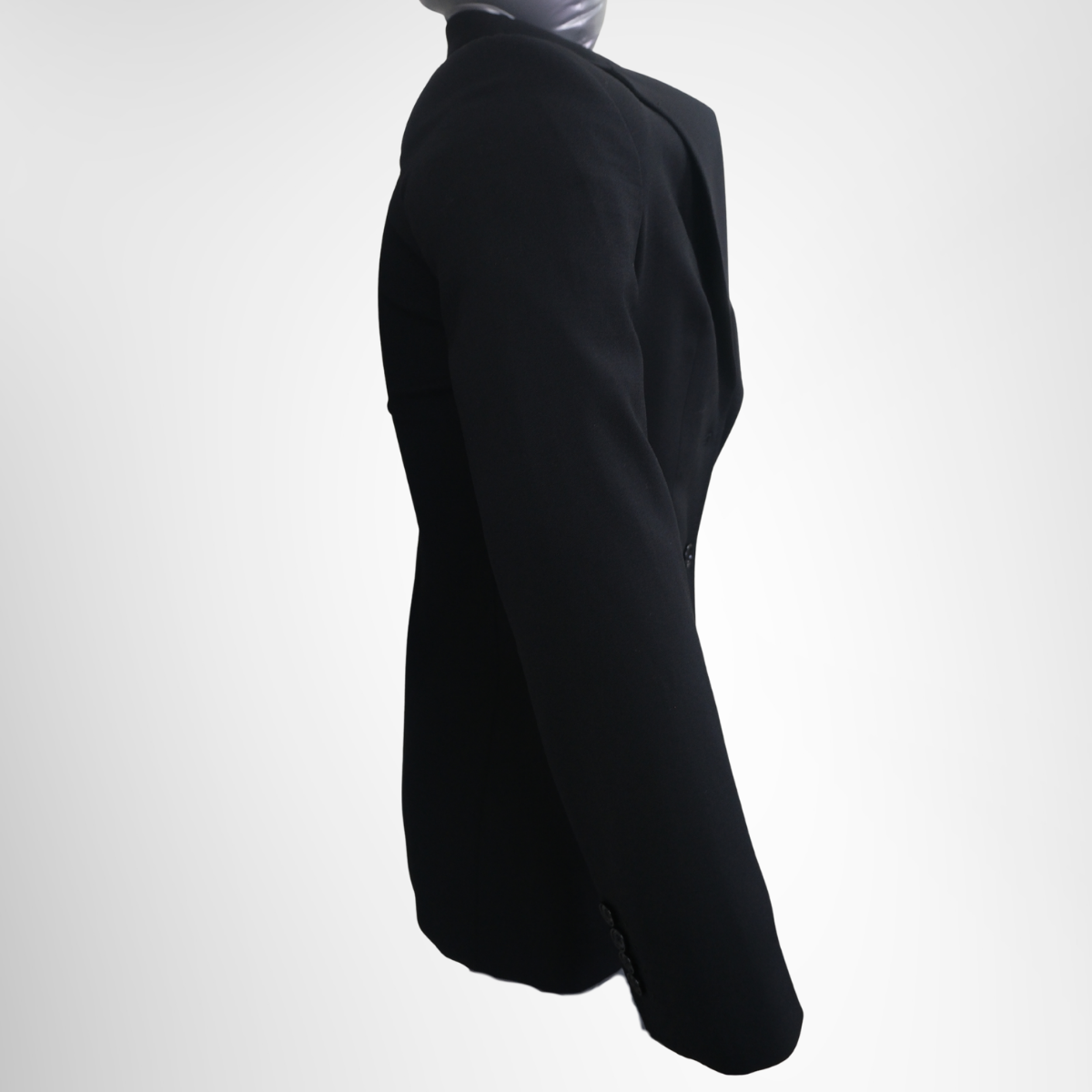 Dolce&Gabbana Black Blazer – Pre-Owned Luxury Brand Apparel – Antonio & Co Side View 