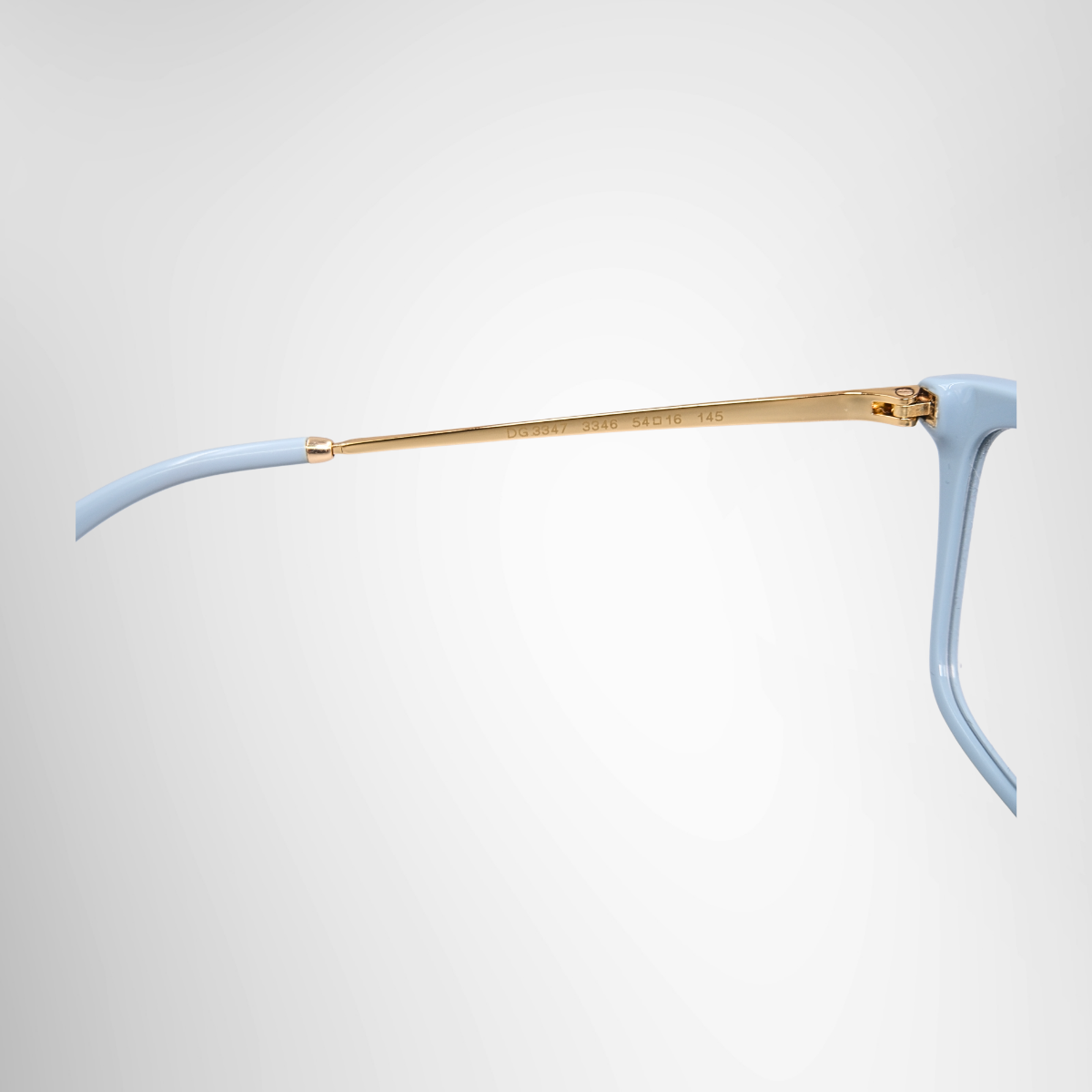 DG3347 Eyeglasses in Azure Blue and Gold Colorway