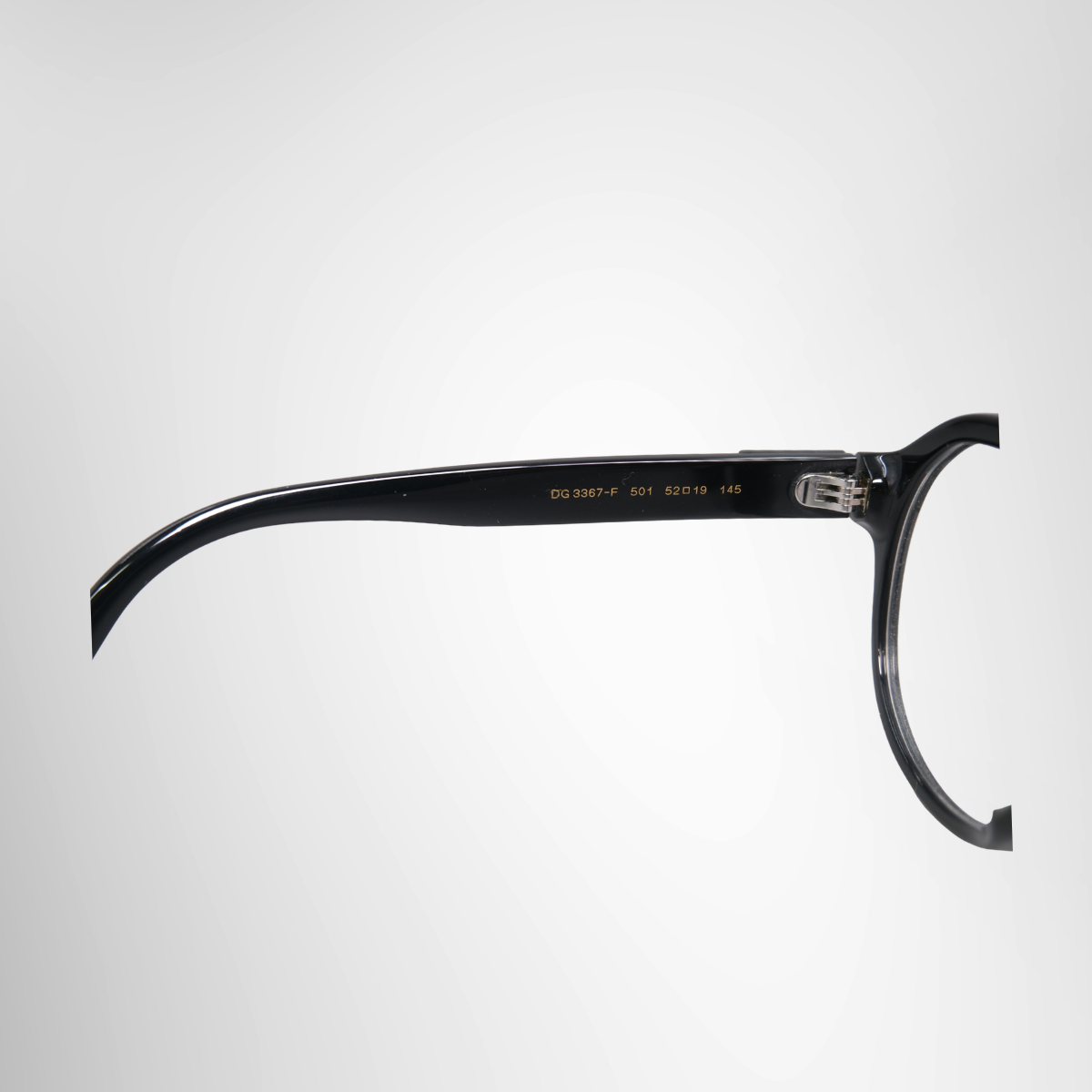 DG3367 Eyeglasses in Thick Black Acetate Frame