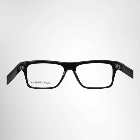 Dolce & Gabbana Rectangular Acetate Eyeglasses – Size 145