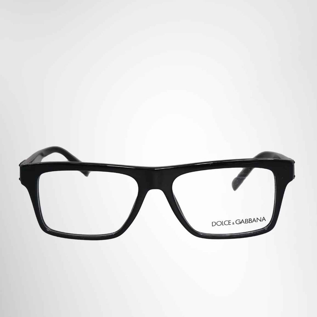 Dolce & Gabbana Rectangular Acetate Eyeglasses – Size 145