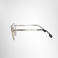 Burberry Light Gold Polygonal Prescription Glasses – Pre-Owned Luxury Brand Eyewear – Antonio & Co  Side Exterior View